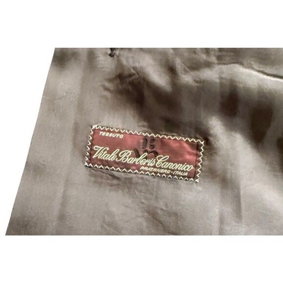 Baumler Blazer Mens Size 46 Double Breasted Wool Vitale Barberis Canonico Jacket - Picture 2 of 11